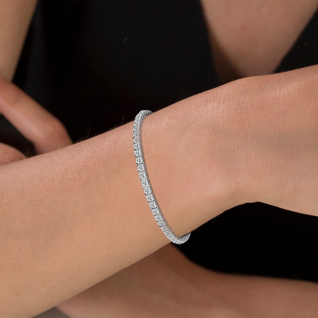 Silver Tennis Bracelet