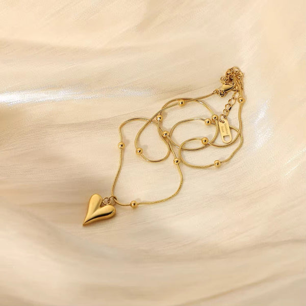 Gold Plated Heart Necklace
