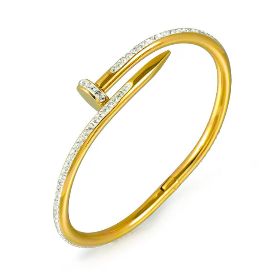 Nail Stoned Bangle