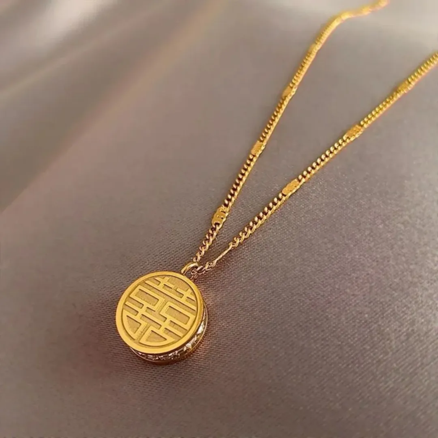 Golden Lucky 'Fu' Necklace