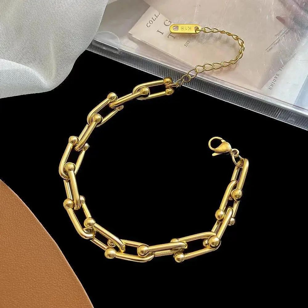 U Shape Chain Bracelet