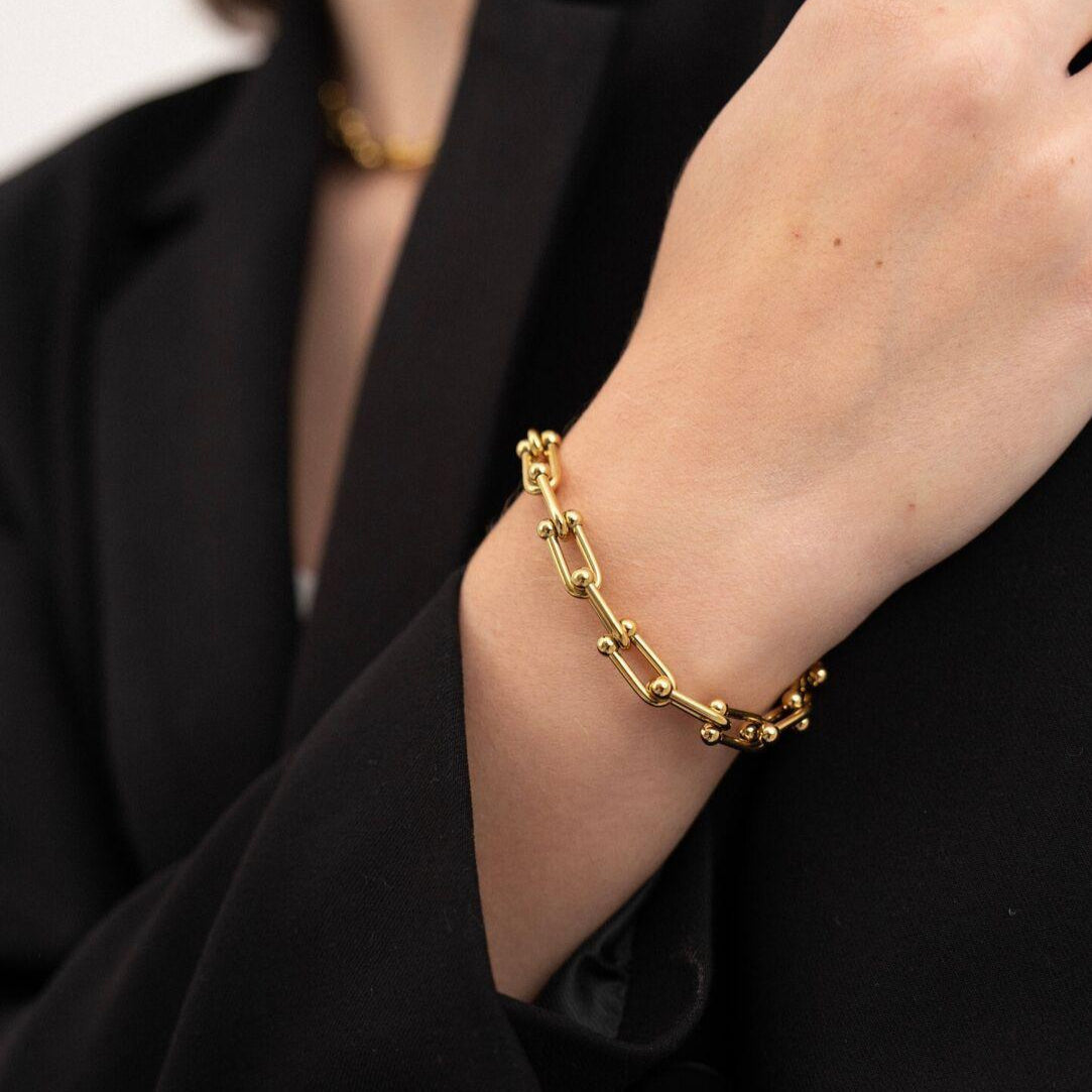 U Shape Chain Bracelet