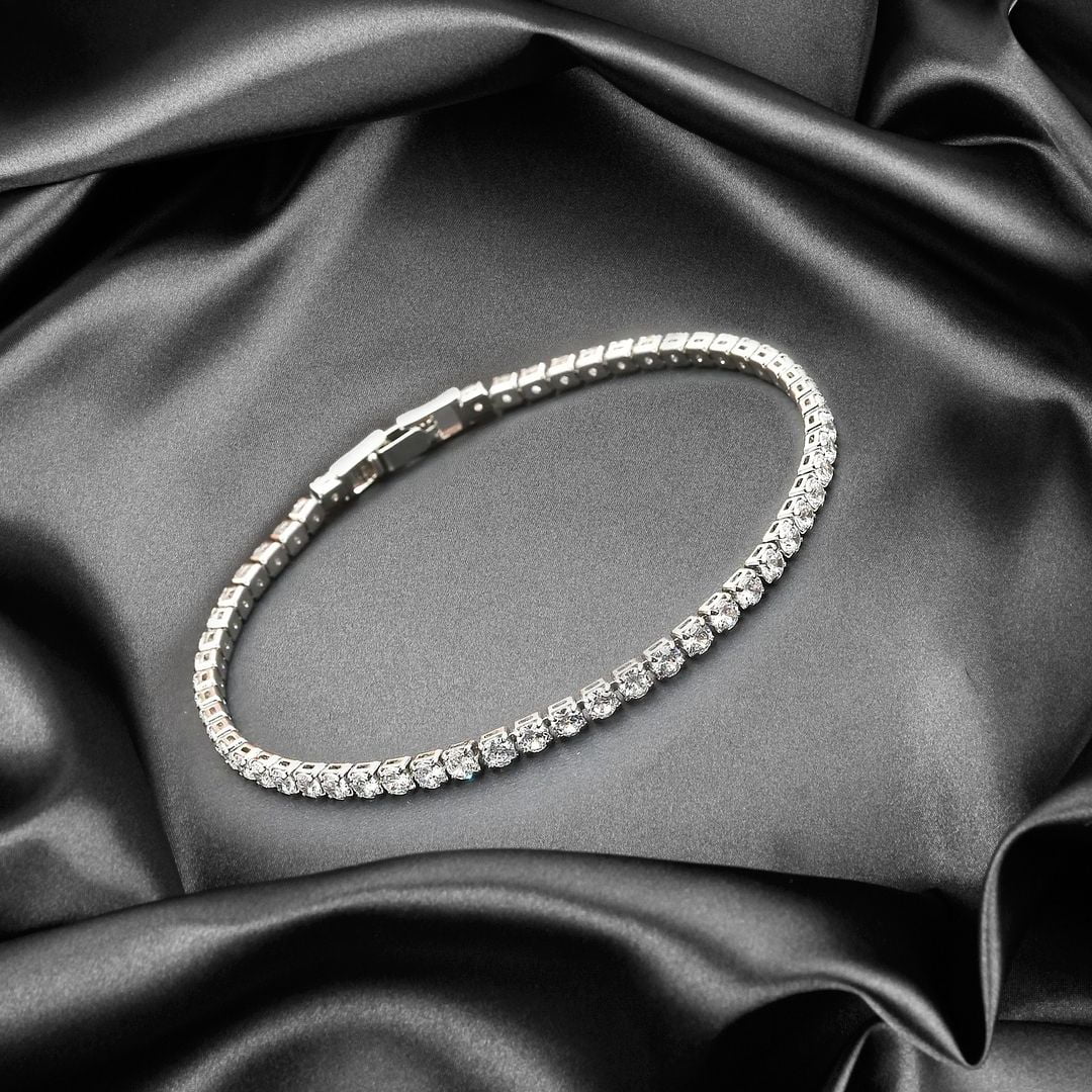 Silver Tennis Bracelet