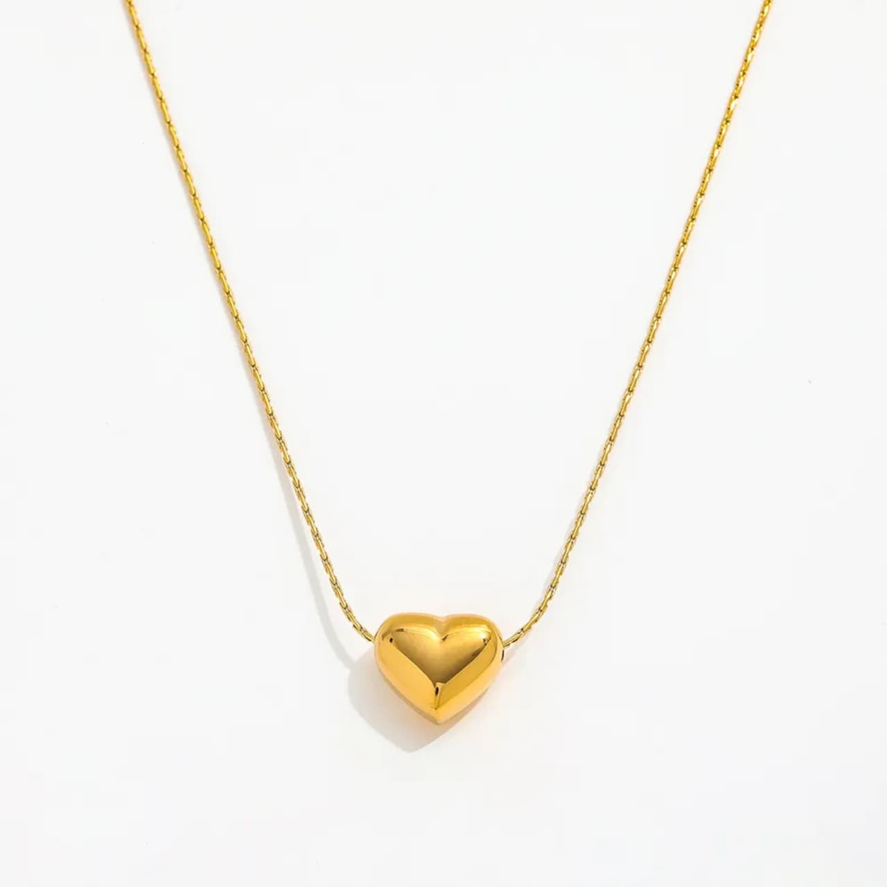 Mini Heart Chain Necklace