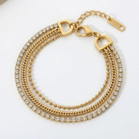 Trinity Layered Bracelet