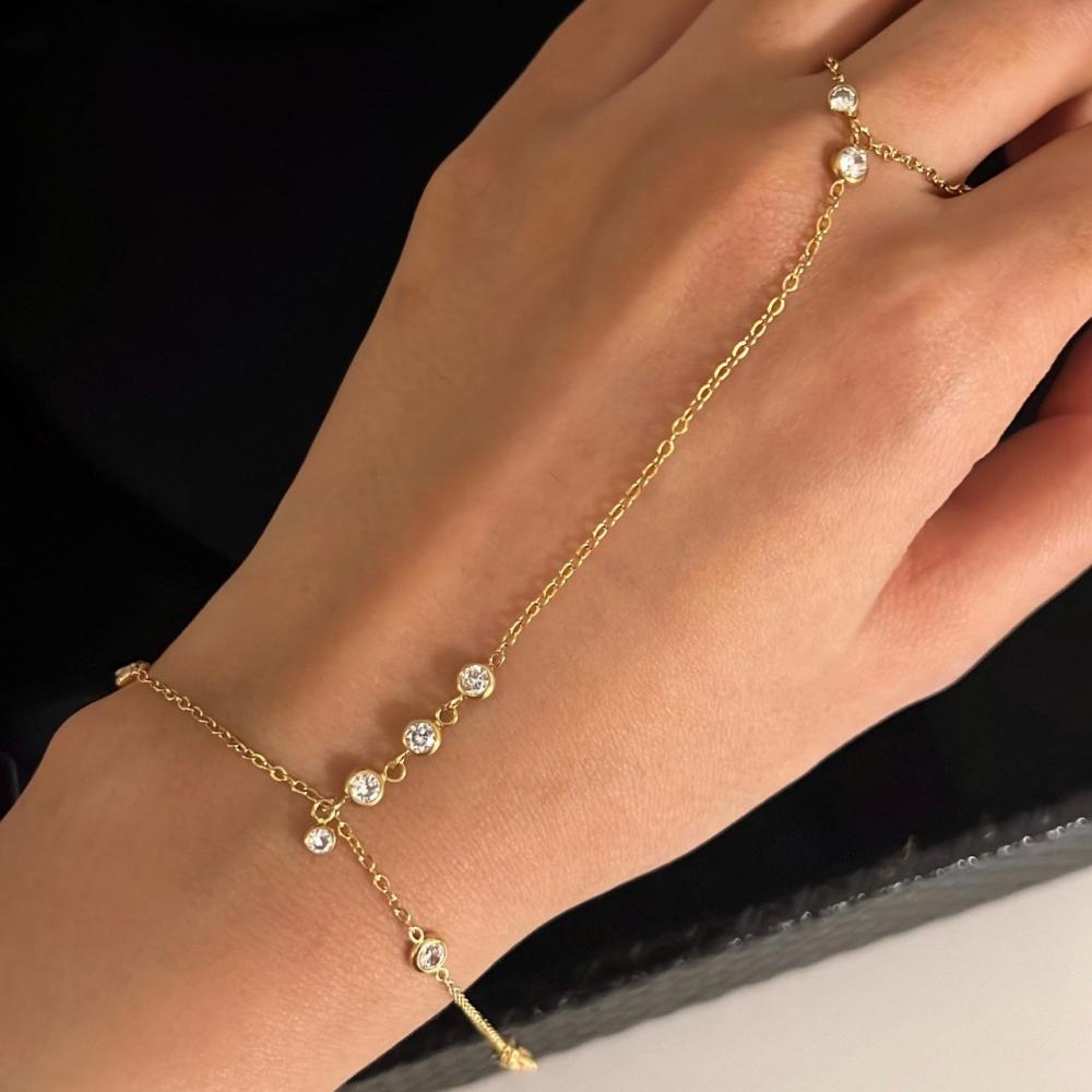 Dewdrop Shine Hand Chain