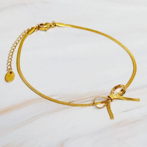 Snake chain Bow Bracelet