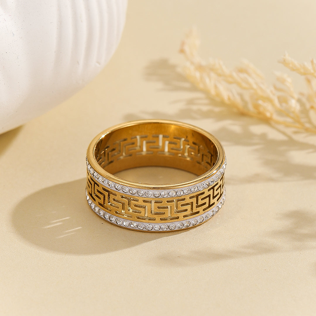 Adeline Stoned Design Ring