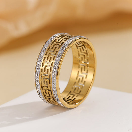 Adeline Stoned Design Ring