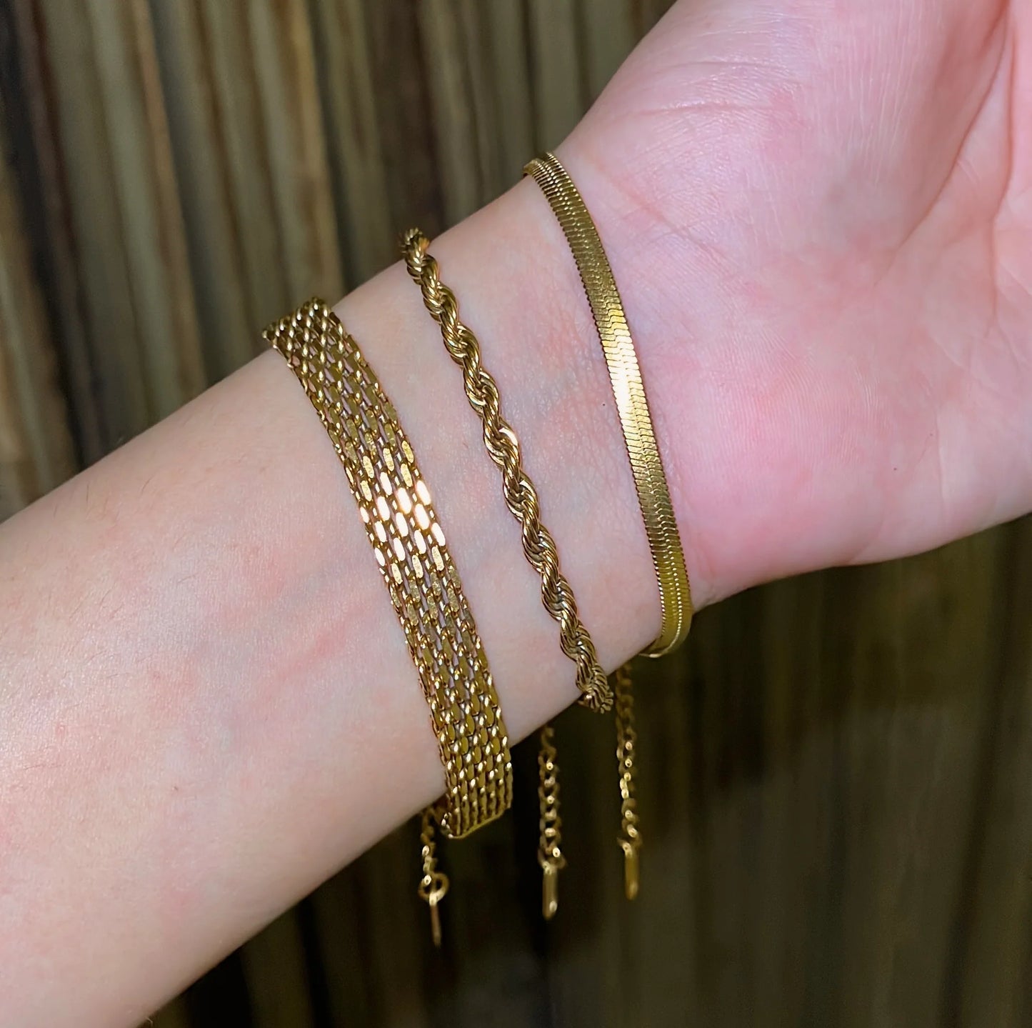 Milas, Rowena & Snake Bracelet Combo 'stack'