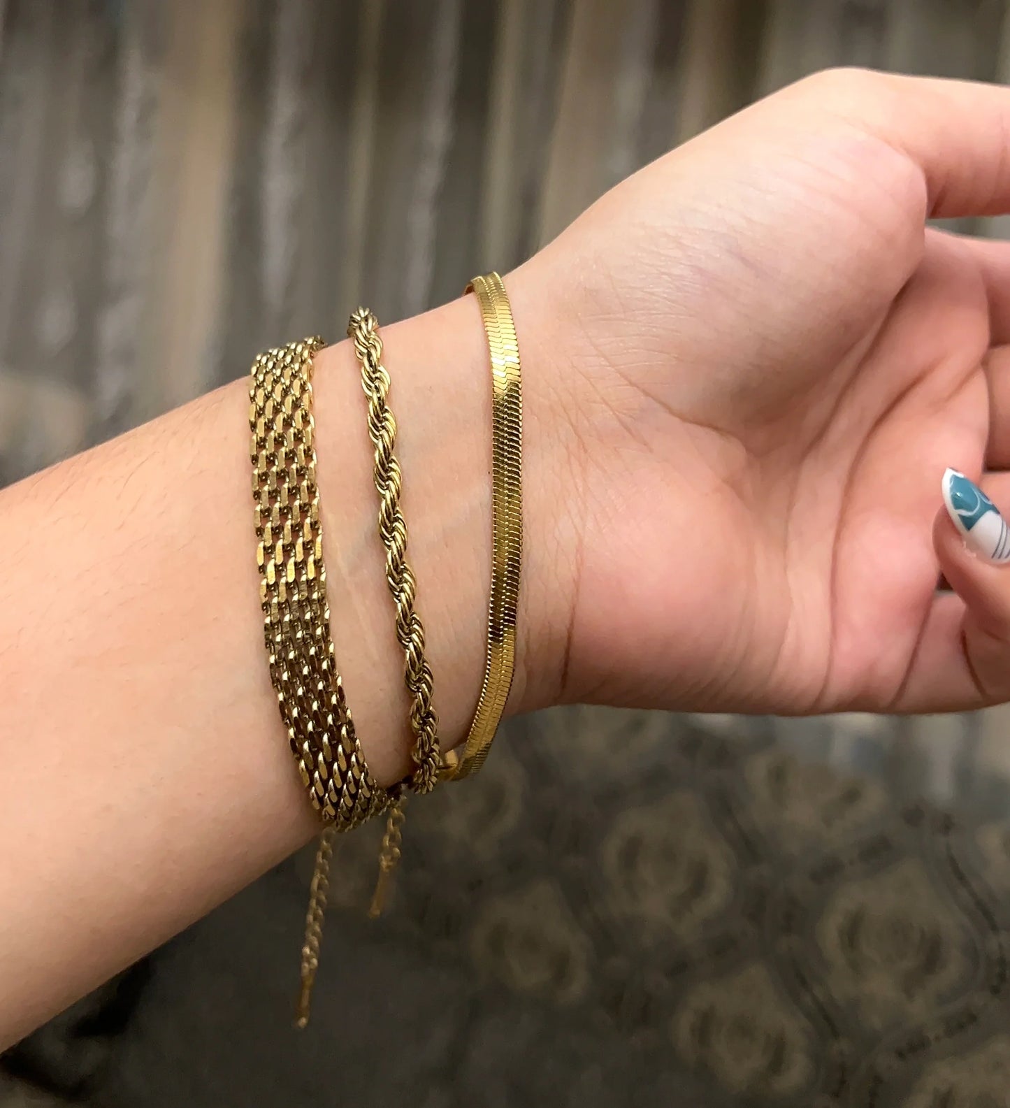 Milas, Rowena & Snake Bracelet Combo 'stack'