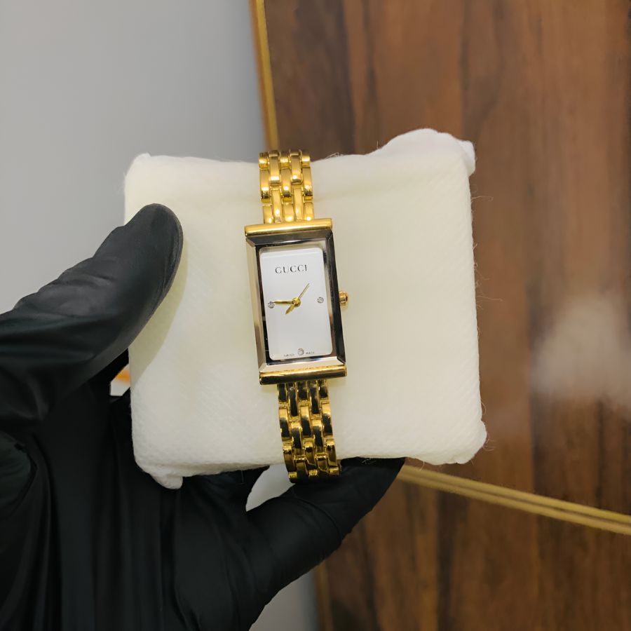 Gucci Golden, Square Dial watch - Womens