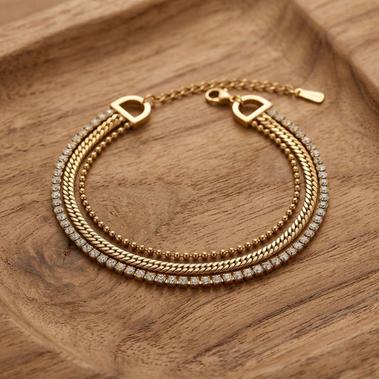 Trinity Layered Bracelet