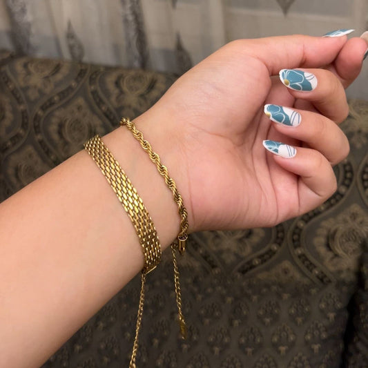 Milas Twisted And Rowena Bracelet 'Stack'