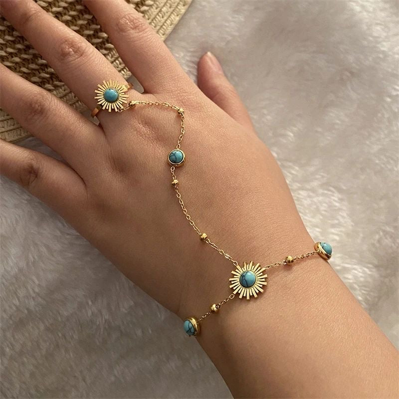 Ferozi Stoned Handchain