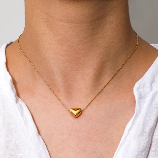 Mini Heart Chain Necklace