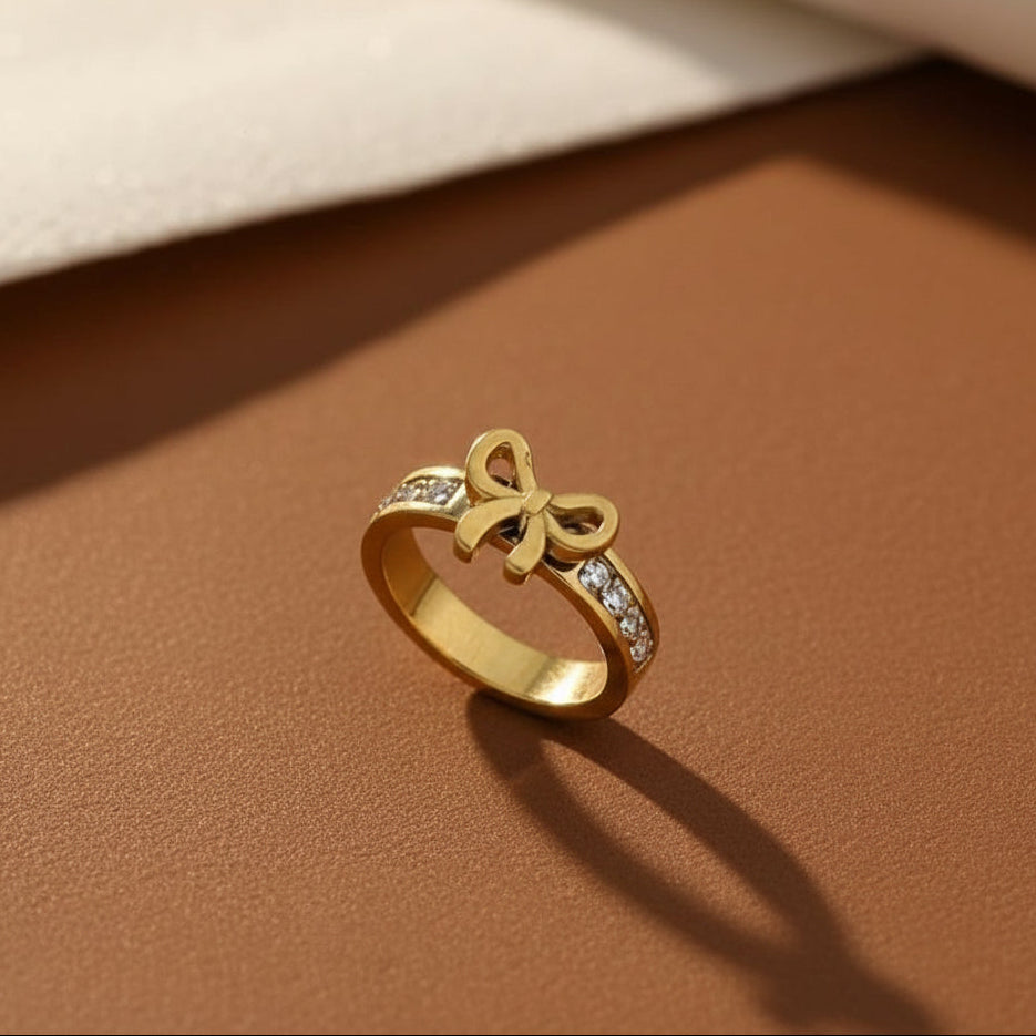 The Gilded Ribbon Ring