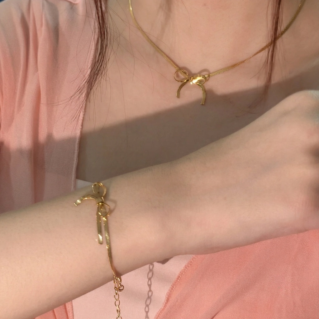 Snake chain Bow Set