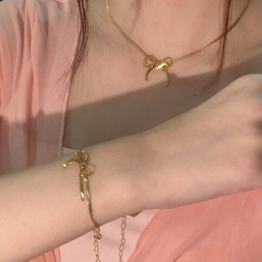Snake chain Bow Set