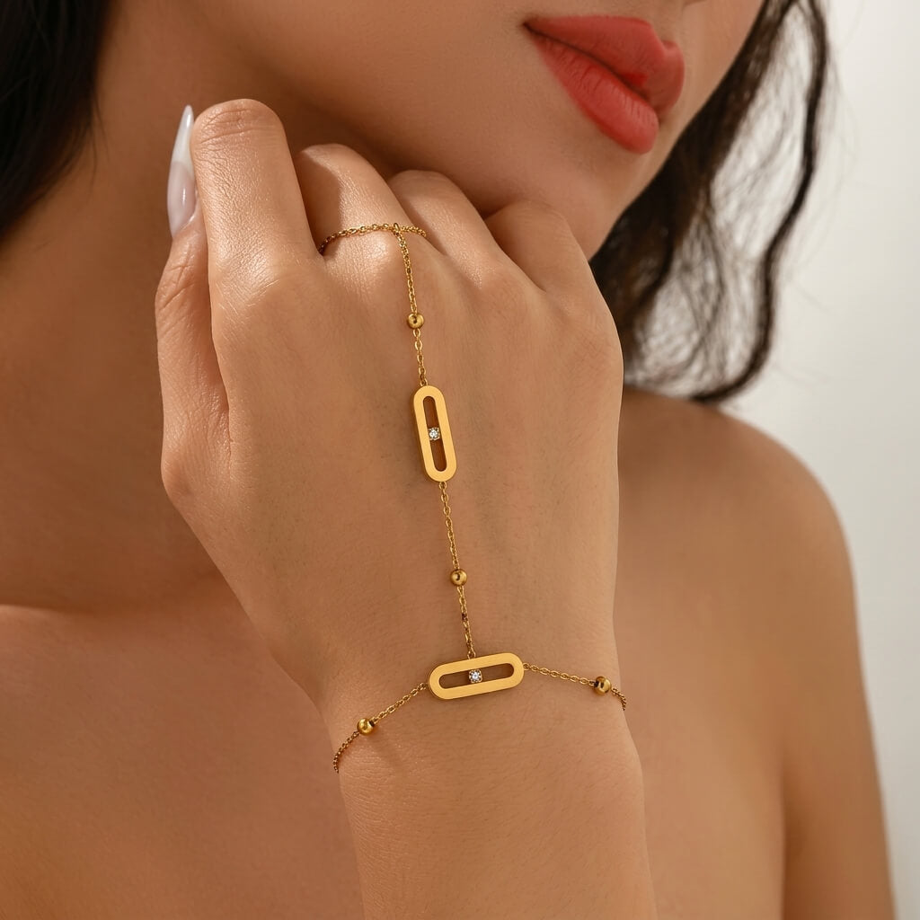 Minimal Oval Handchain