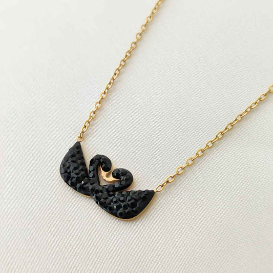 Elegant Double Swan Necklace