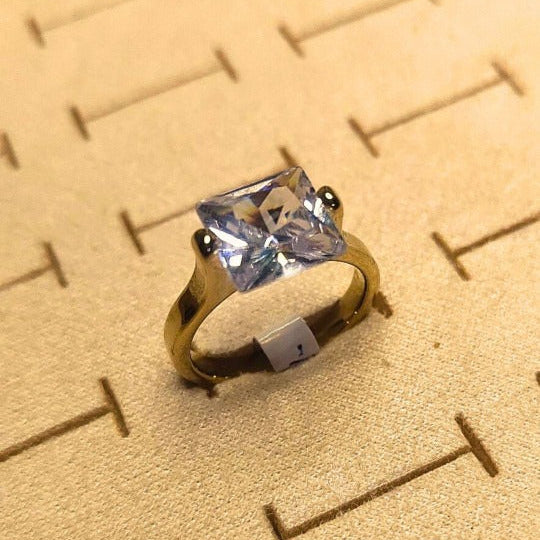 Square Zirconia Ring