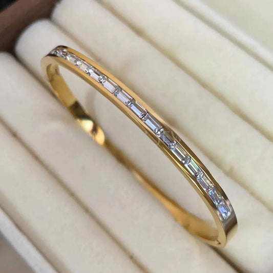 Slim Crystal Bangle