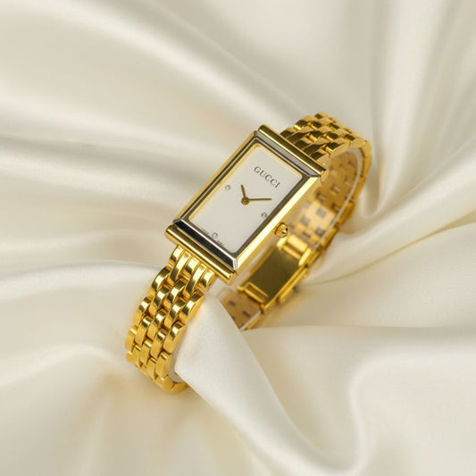 Gucci Golden, Square Dial watch - Womens