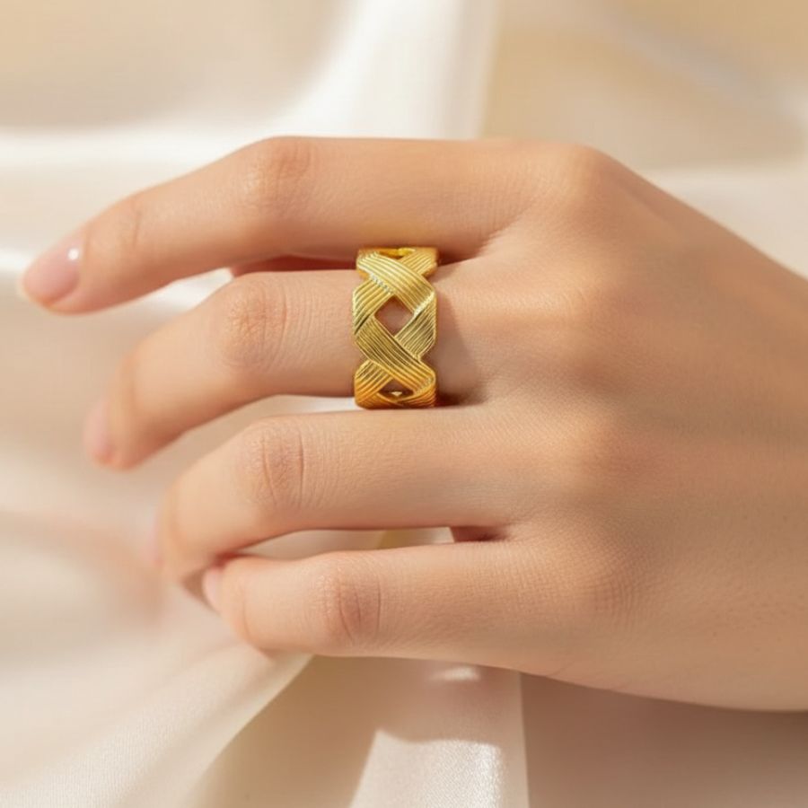 Vintage Chunky adjustable ring