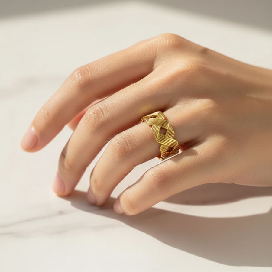 Vintage Chunky adjustable ring