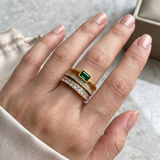 Emerald Stone Ring