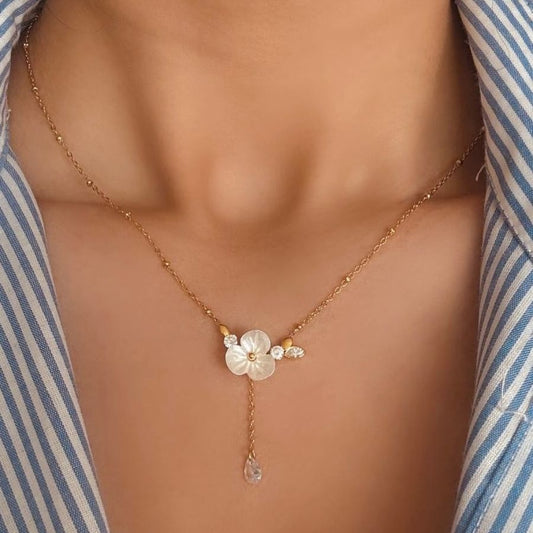 Camellia Flower Necklace