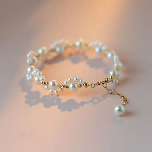 Pearly Swirly Bracelet