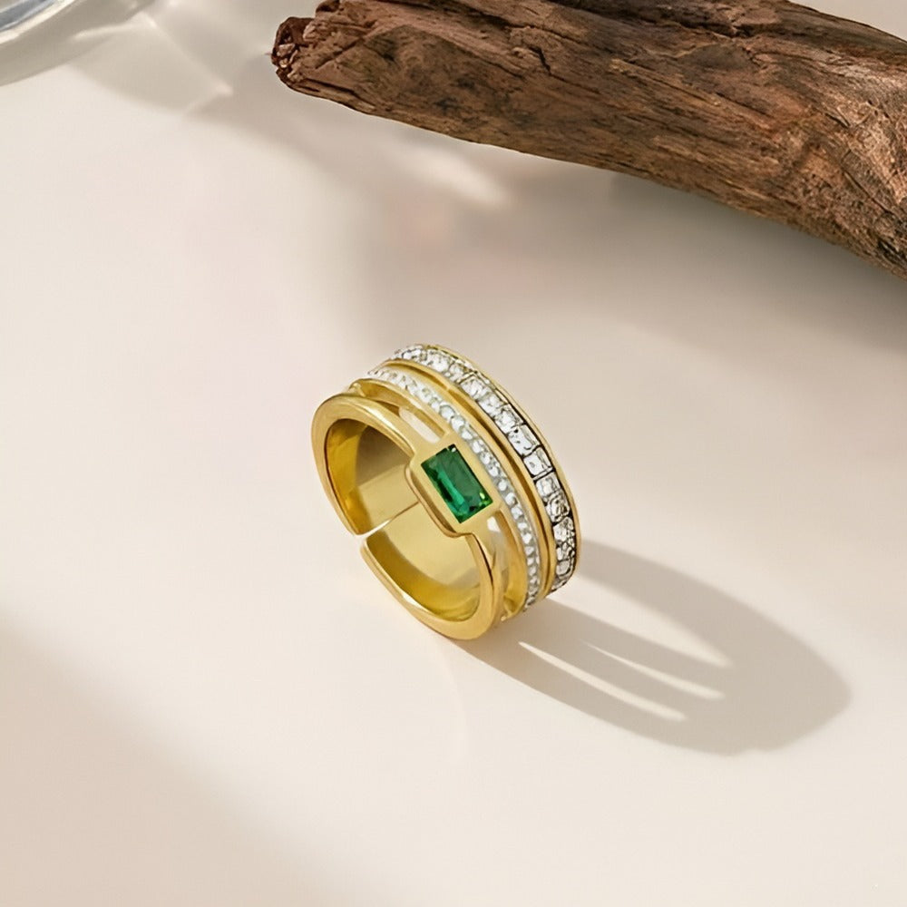 Emerald Stone Ring