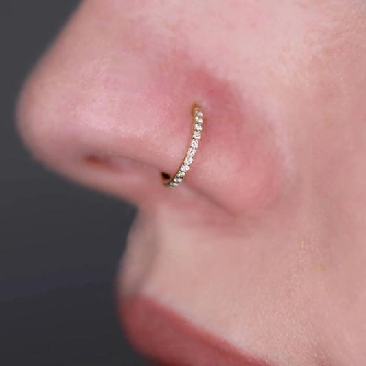 Zircon Nose Ring and Bali