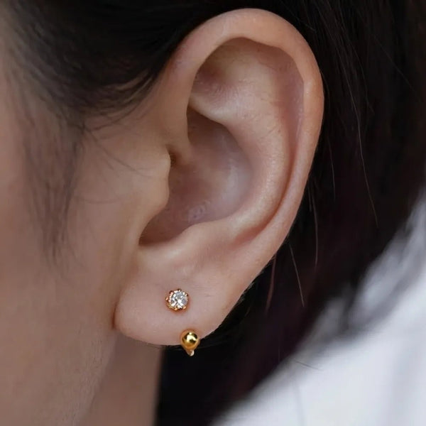 C Shape Nose Ring & Bali