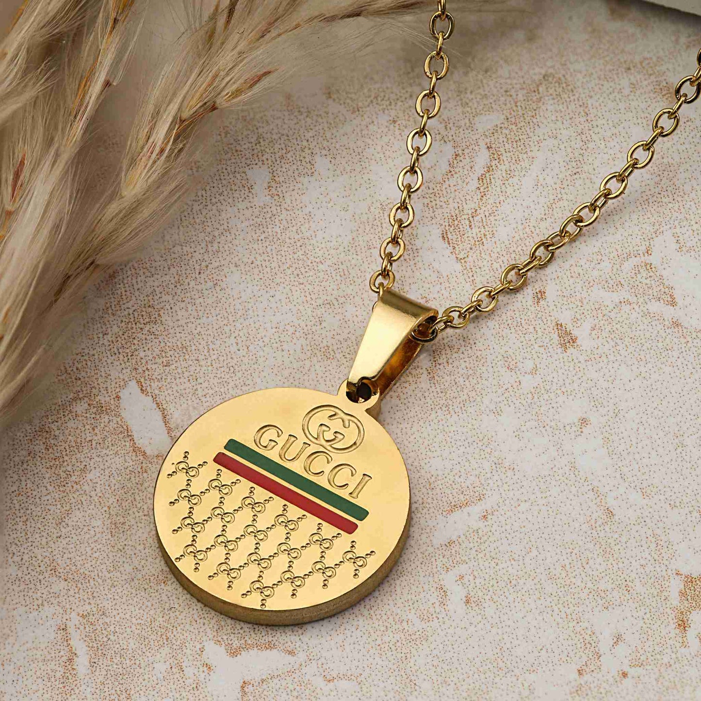 Gucci logo Pendant