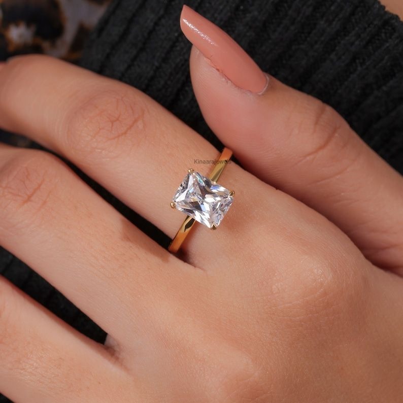 Square Zirconia Ring