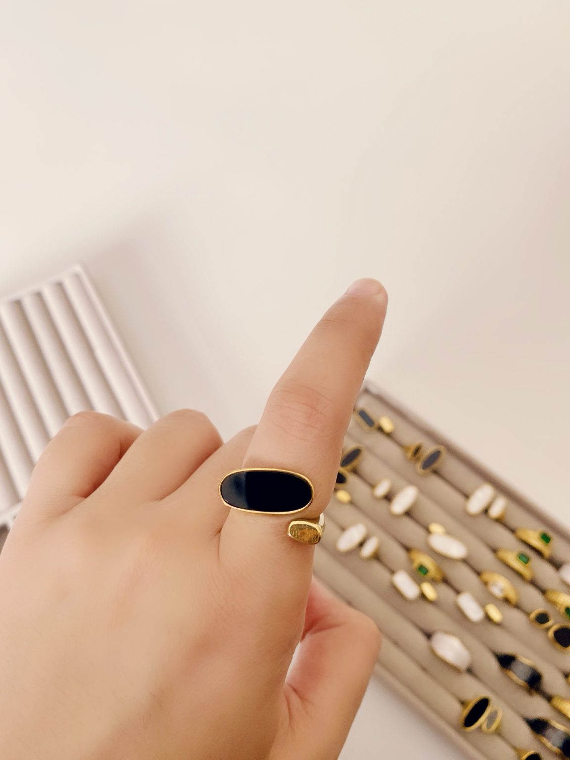 Oval Sea Shell Ring 'Adjustable'
