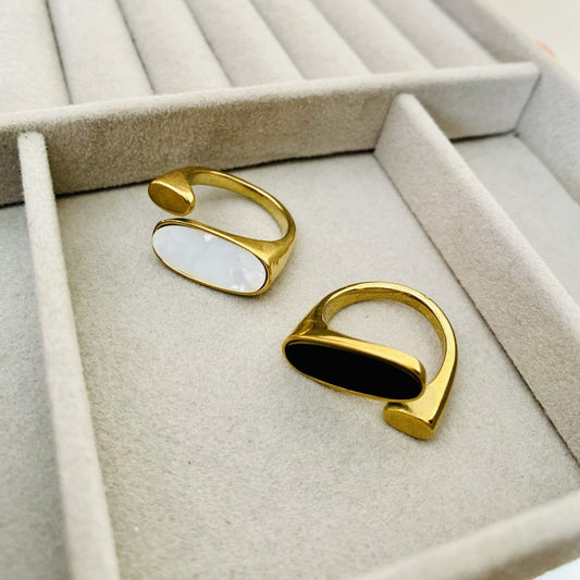 Oval Sea Shell Ring 'Adjustable'