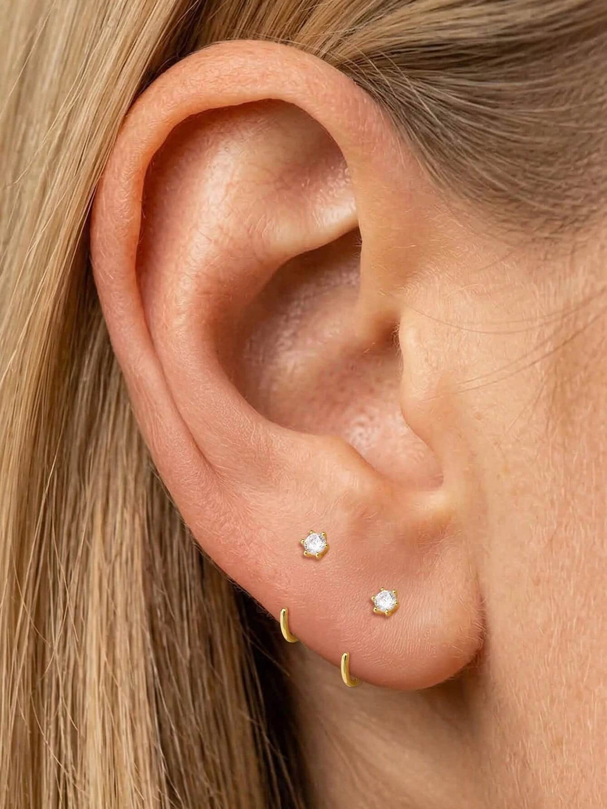 Single Stone Nose Ring & Bali