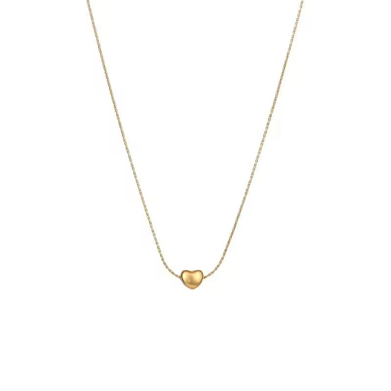 Tiny Heart Chain Necklace
