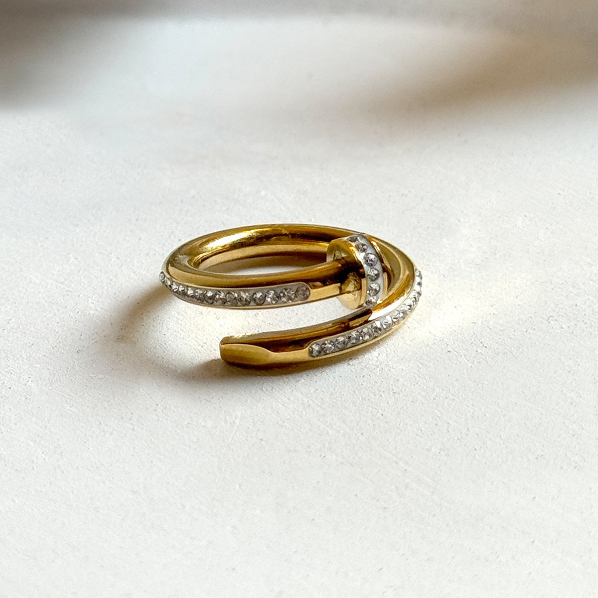 Nail stoned Ring