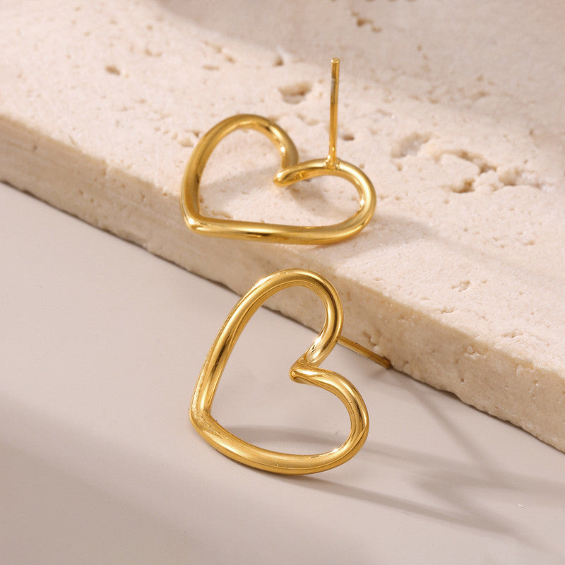 Twisted Heart Earrings