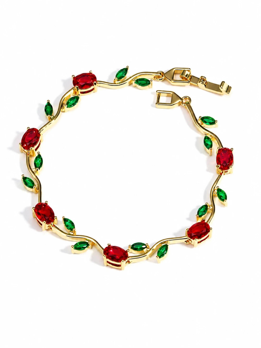 Tulip bracelet Red - Green