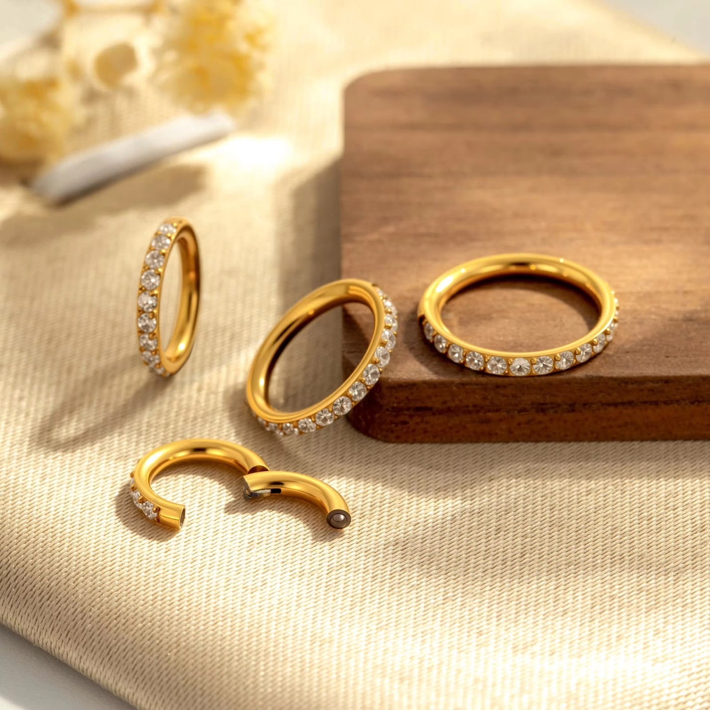 Zircon Nose Ring and Bali