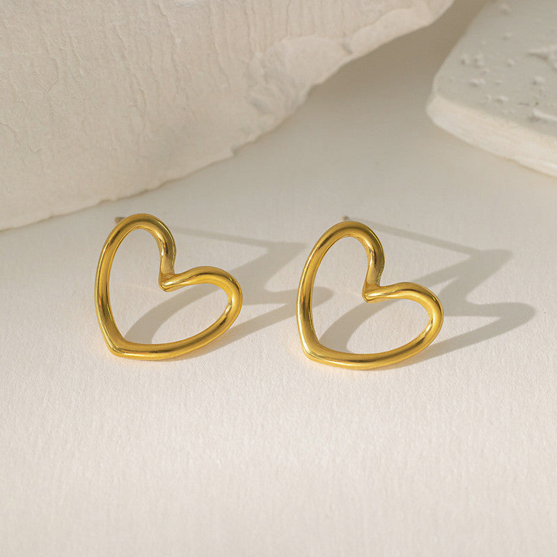 Twisted Heart Earrings