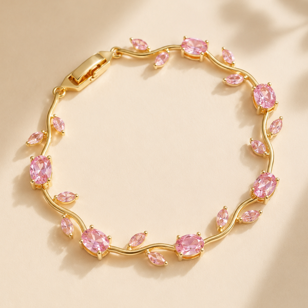 Tulip Bracelet - Golden Pink