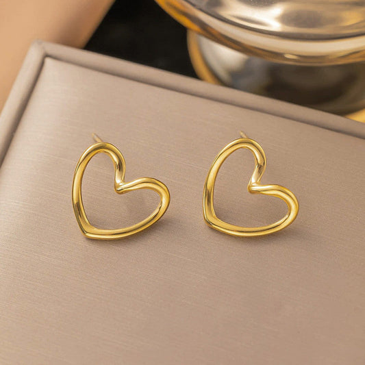 Twisted Heart Earrings