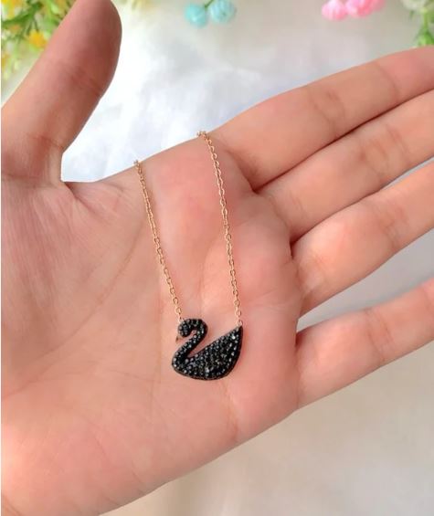 Black Swan Necklace
